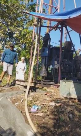 Pengeboran Air Tanah Di Subak Pangkung Kunyit Desa Banjarasem